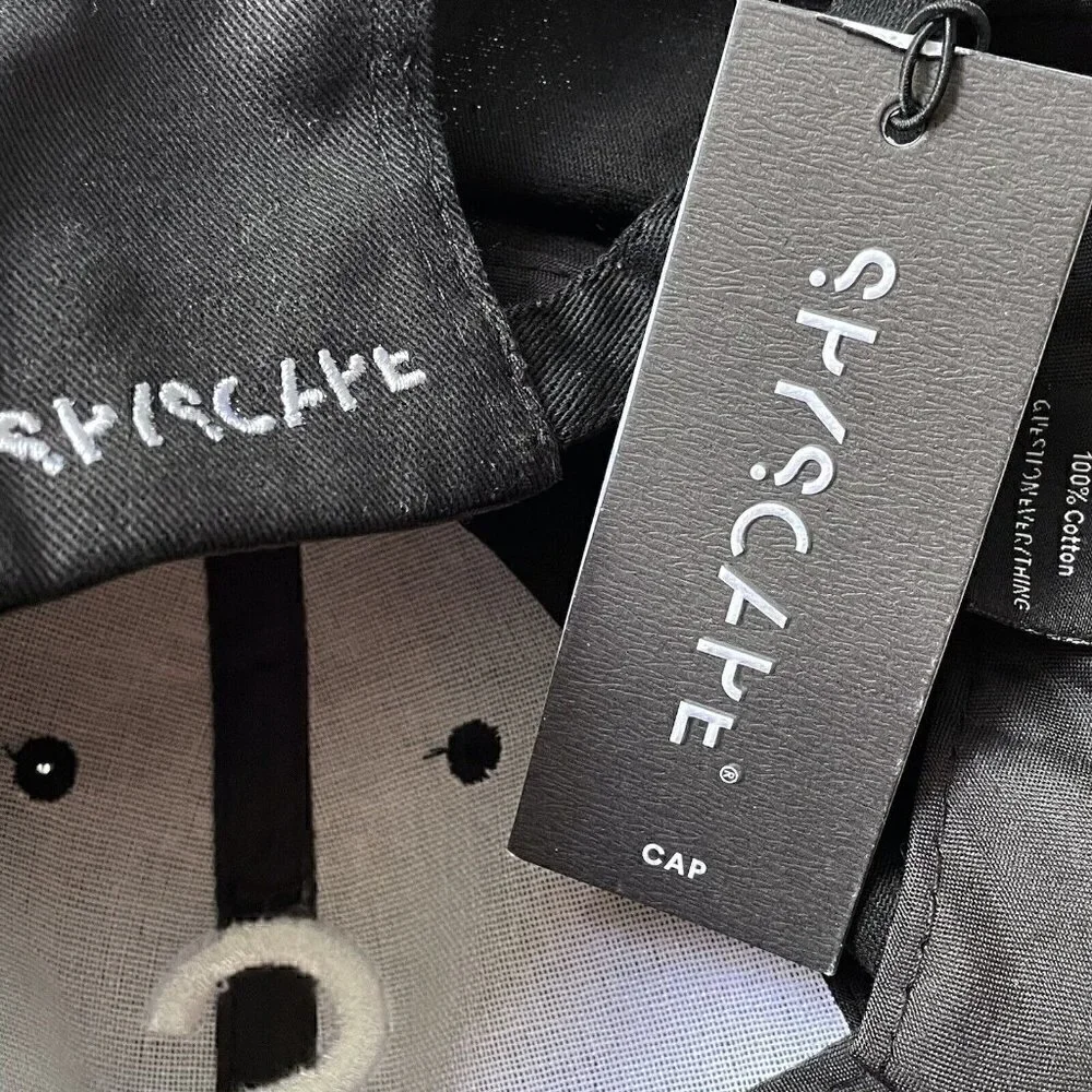 NWT Spyscape Cap Logo Embroidered Unisex One Size Black Streetwear